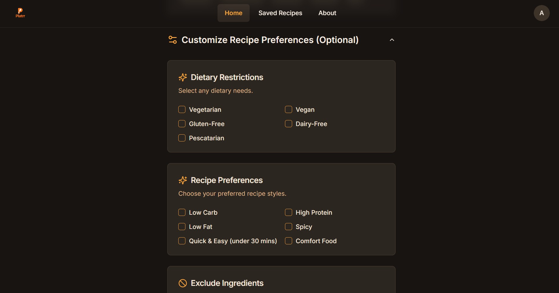 Platrr Nutrition